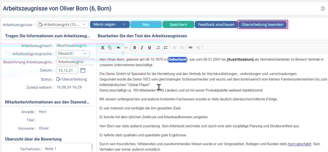 Arbeitszeugnis17