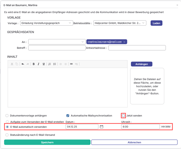BWM-Prozess Mail neu