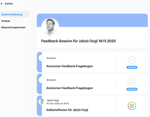 Feedbacksession