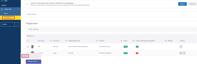 FLOW - Management and evaluation of projects as project manager 5