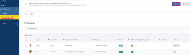 FLOW - Management and evaluation of projects as project manager 8