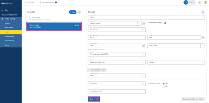 FLOW- Submitting a multi-day trip 5