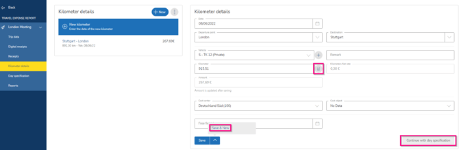 FLOW- Submitting a multi-day trip 7