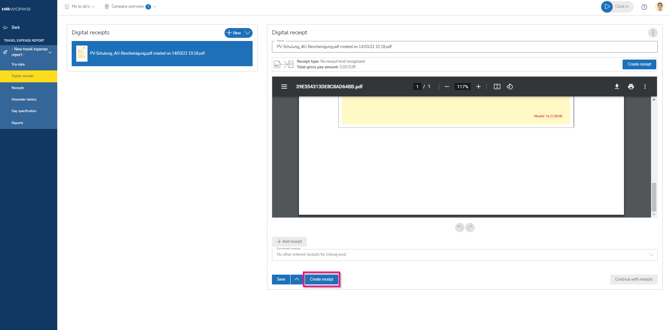 OCR – Automatic recognition of receipts II
